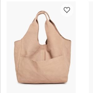 Jennifer ABLE hobo bag purse fog beige grey taupe